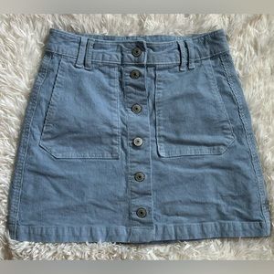 American Eagle Light Blue Super Stretchy Skirt